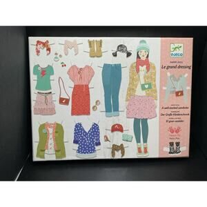 DJECO Paper Doll‎ Le Grand Dressing "A Well Stocked Wardrobe" Boxed Paper Dolls